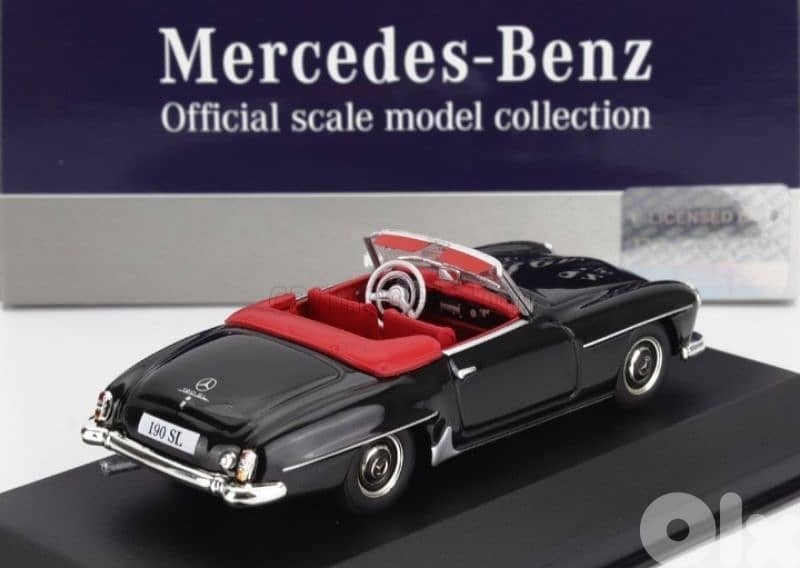 Mercedes 190 SL 1955 diecast car model 1;43. 2