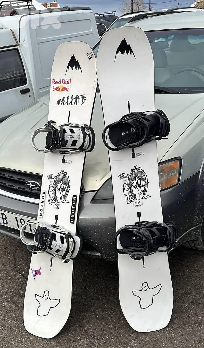 Burton Free Thinker 160cm + Mission EST Bindings (Excellent] 1