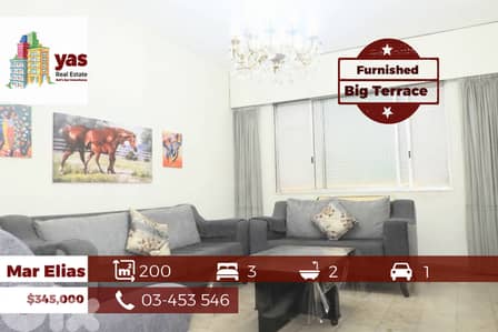 Mar Elias 200m2 | Furnished | Solar System | Calm Area | RM