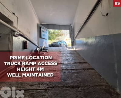 PRIME LOCATION TRUCK RAMP ACCESS HEIGHT 4M -New Jdeideh  REF#BS128378
