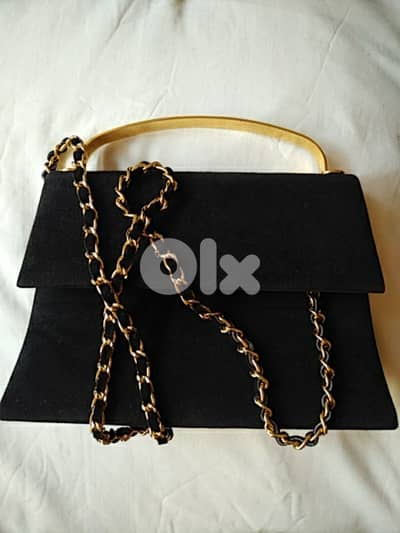 Old velvet handbag (handmade) - Not Negotiable