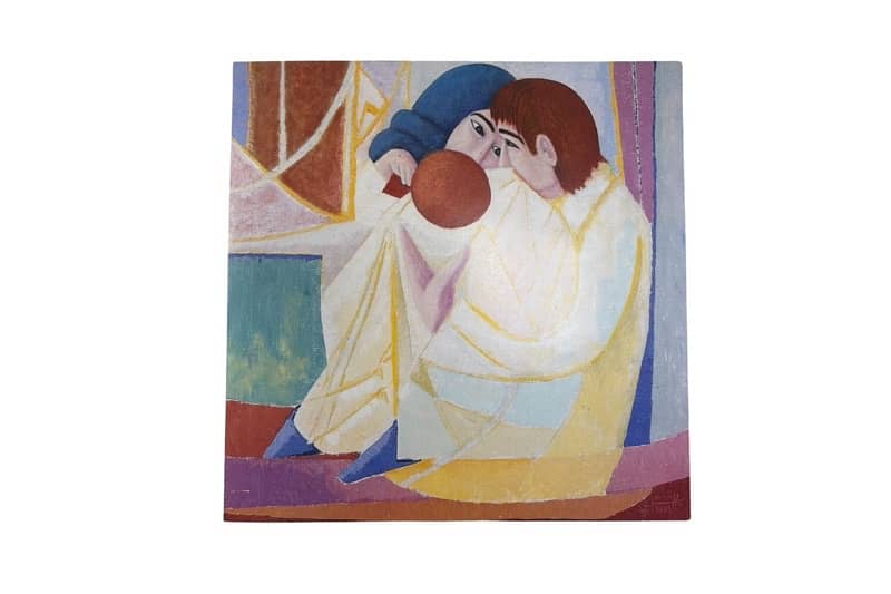 Aref El Rayess Signed Exhibition Card – Beirut 1993 (Rare Collectible) 1