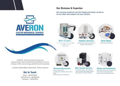 مكيفات و تكييف مركزي و انظمه لحلول الطاقه