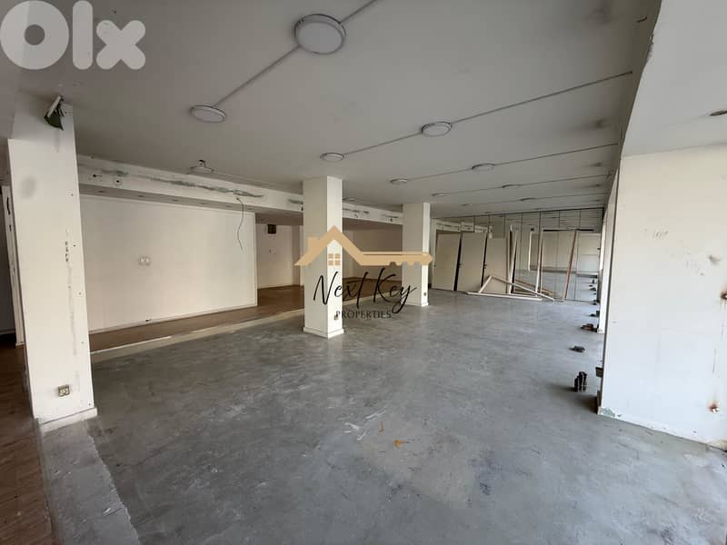 Showroom for rent in Jdeideh صالة للإيجار في الجديدة NKP#153 0
