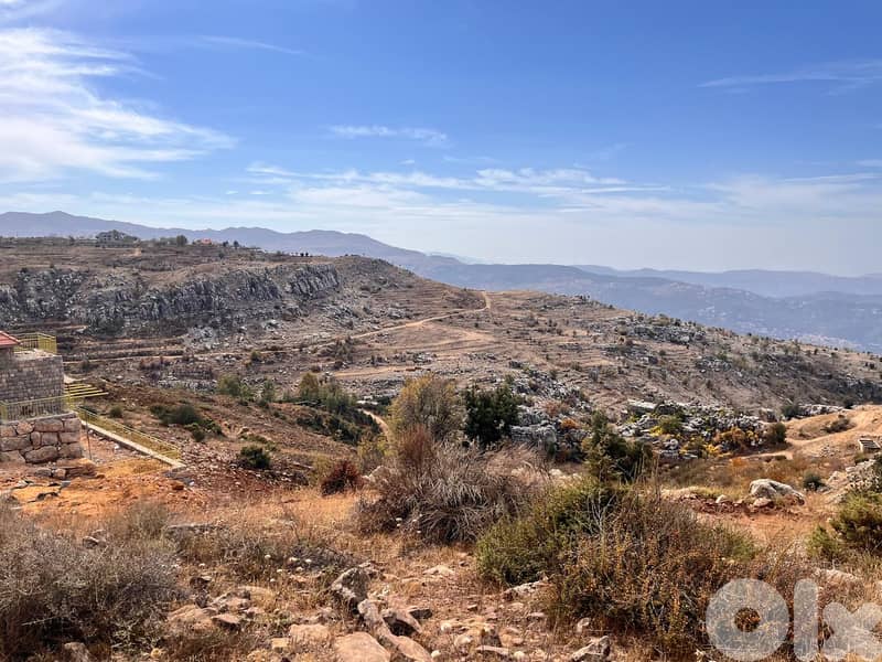 zaarour land 1050 sqm for sale panoramic view #6795 3