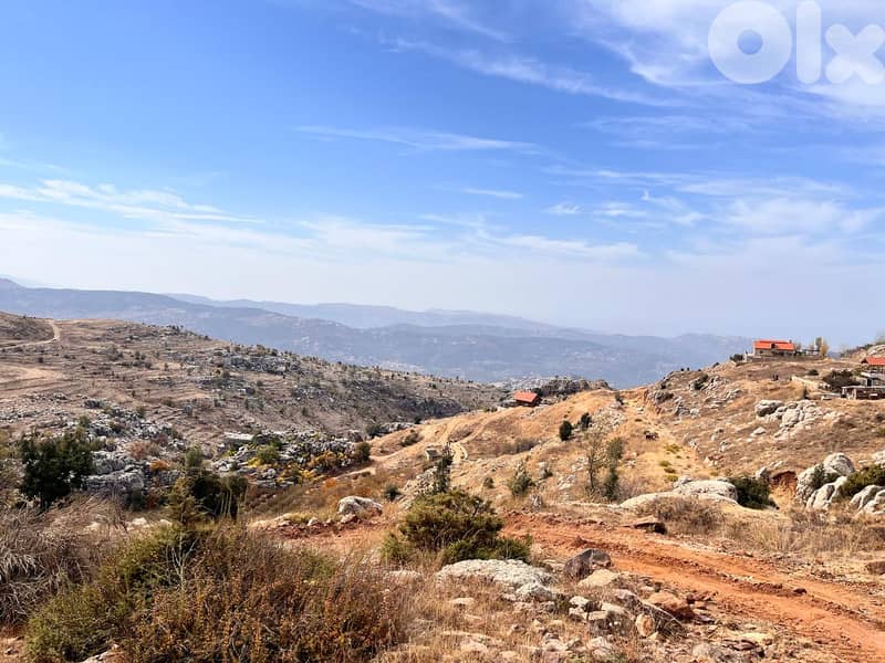 zaarour land 1050 sqm for sale panoramic view #6795 4
