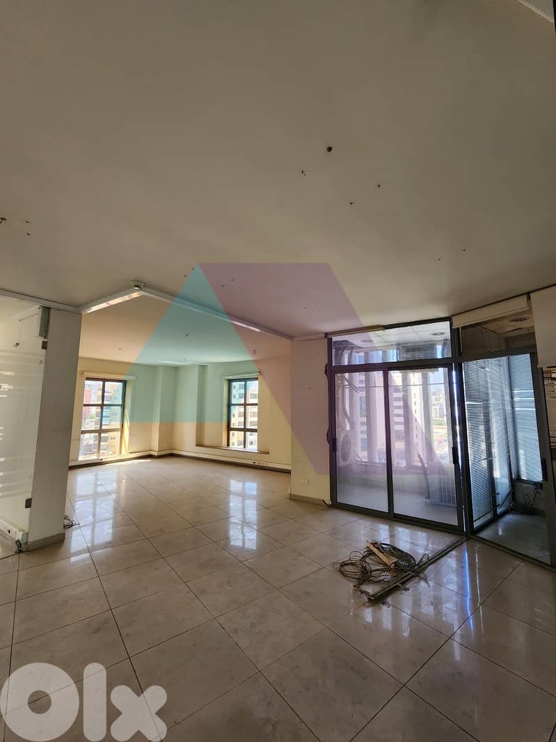 260m2 Prime office 4rent in Dekwaneh/in a well known commercial center 0