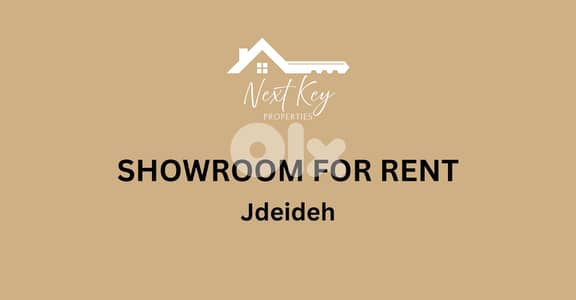 Showroom for rent in Jdeideh صالة للإيجار في الجديدة NKP#158