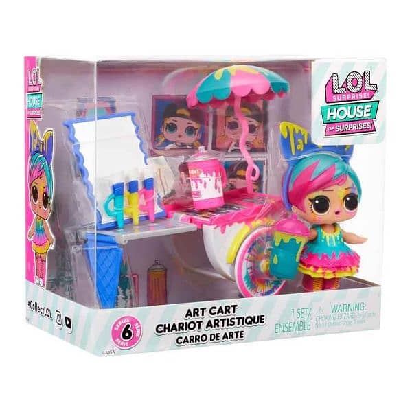 L. O. L. Surprise - House of Surprises - Art Cart (Limited Quantity) 0