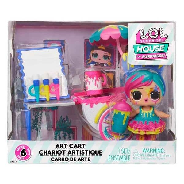 L. O. L. Surprise - House of Surprises - Art Cart (Limited Quantity) 5