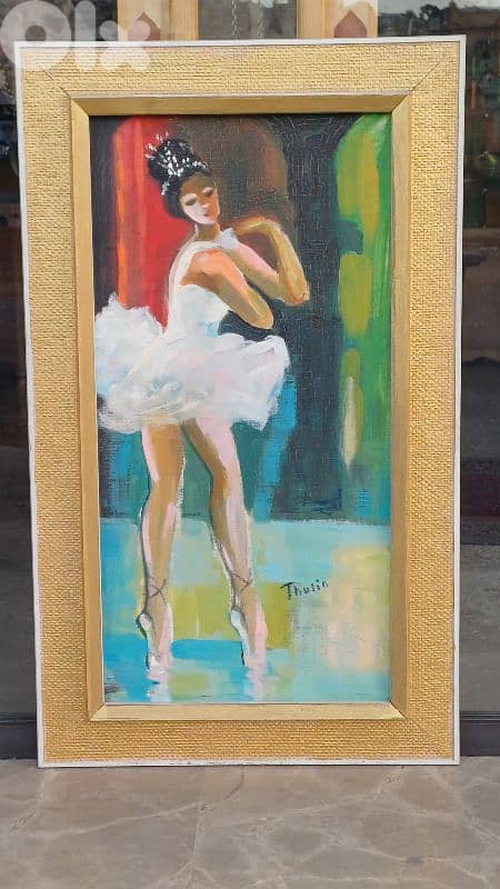 لوحة رسم زيتي اوروبية 3