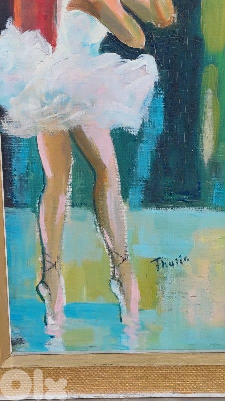 لوحة رسم زيتي اوروبية 6