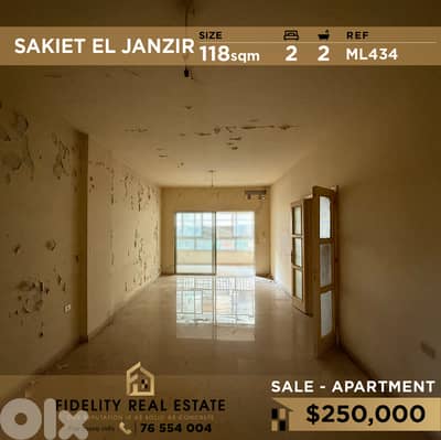 Apartment for sale Sakiet El Janzir ML434 شقة  للبيع في ساقية الجنزير