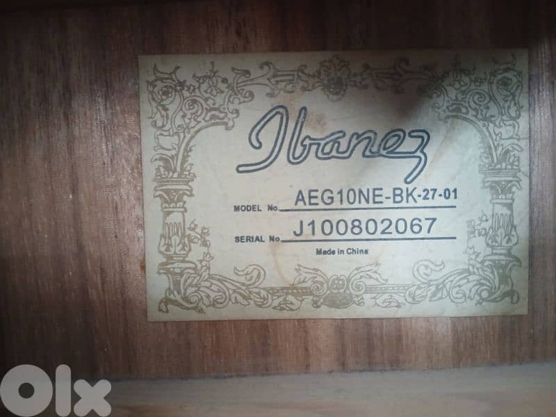 ibanez electo classical guitar 1