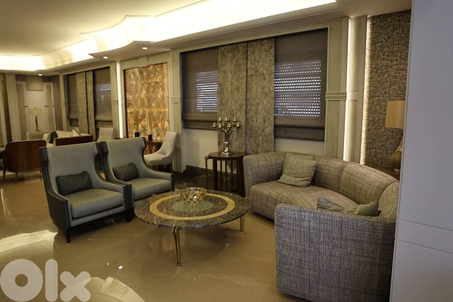 Luxury Furnished Apartment for Rent – Rawcheشقة للإيجار في الروشة 0