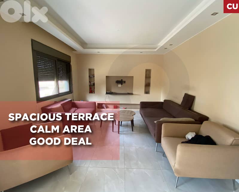Kfarshima | Calm Area Apartment with 200 sqm Terrace REF#CU128394 0