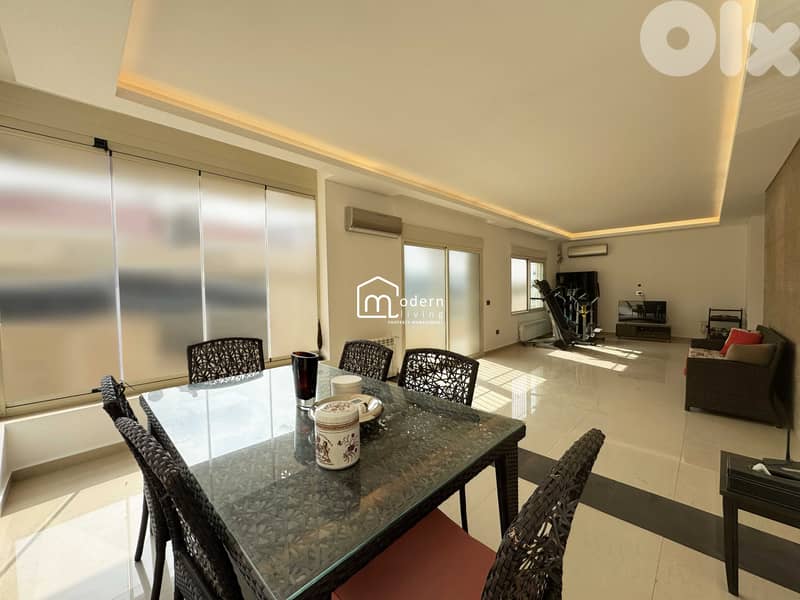 190 Sqm + 100 Sqm Terrace - Apartment for Sale in Wadi Chahrour 0