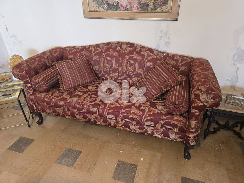 صالون مرتب وشبه جديد 0