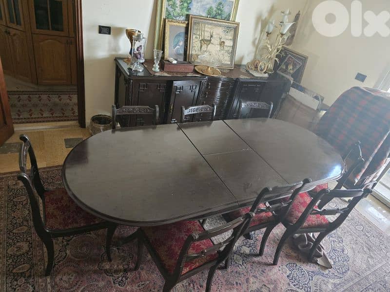 غرفة سفرة خشب ممتاز 1