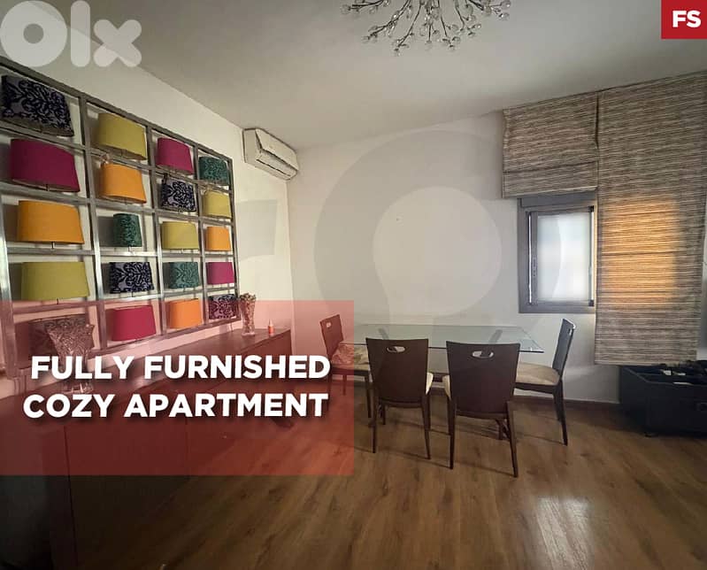 Cozy Fully Furnished Apartment for Sale in Zouk Mosbeh REF#FS128398 0