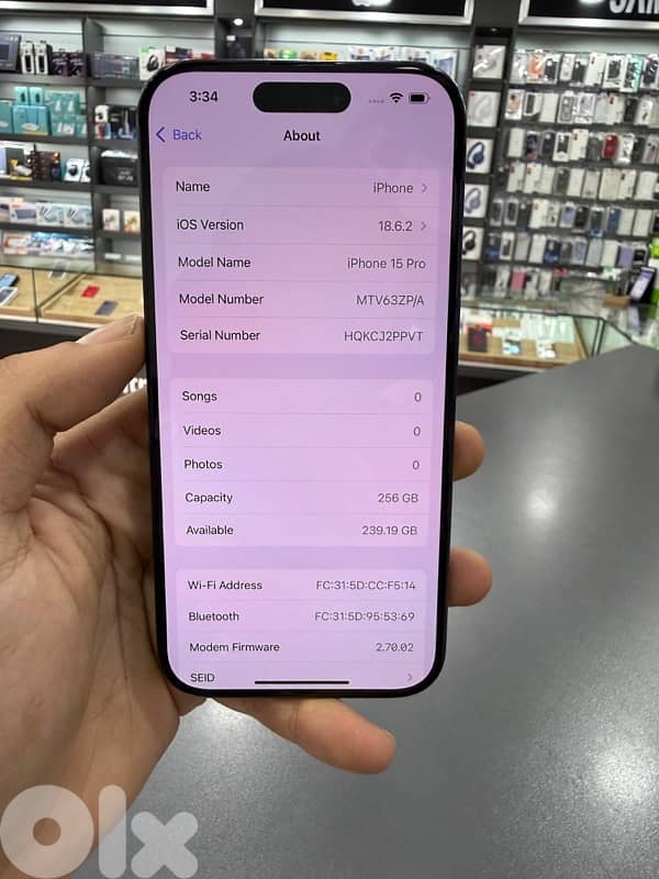 IPHONE 15PRO 256GB USED 3