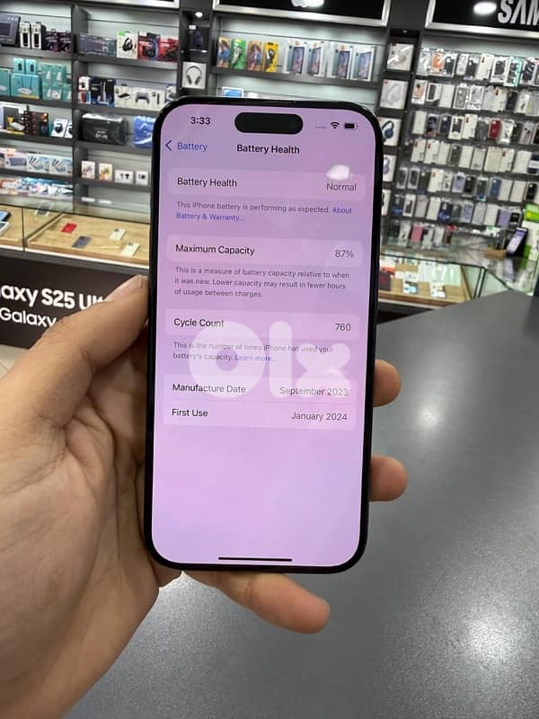 IPHONE 15PRO 256GB USED 4