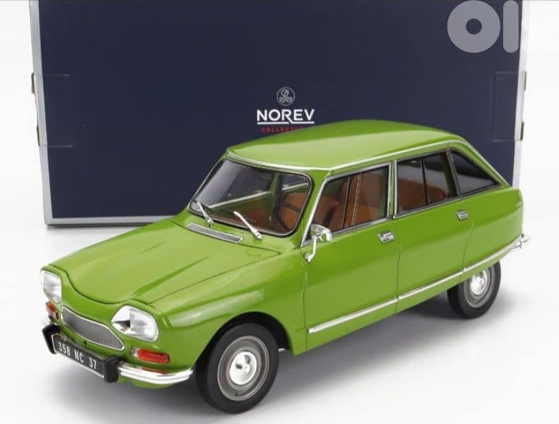 Citroën Ami 8 Club 1969 diecast car model 1;18 0