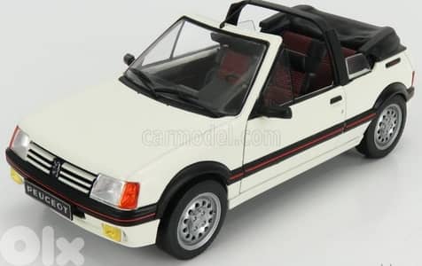 Peugeot 205 GTI 1.6 (1989) diecast car model 1;18
