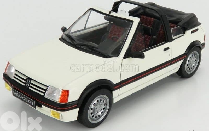 Peugeot 205 GTI 1.6 (1989) diecast car model 1;18 0