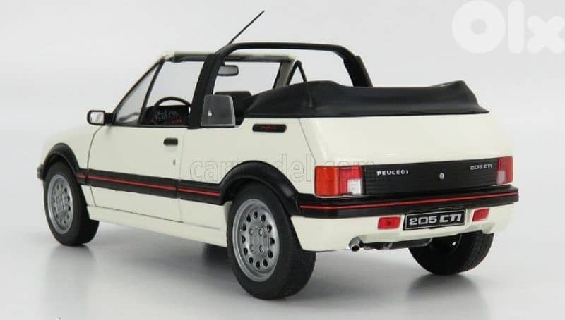 Peugeot 205 GTI 1.6 (1989) diecast car model 1;18 2