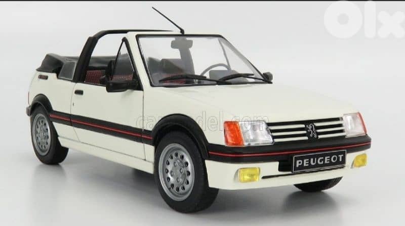 Peugeot 205 GTI 1.6 (1989) diecast car model 1;18 3