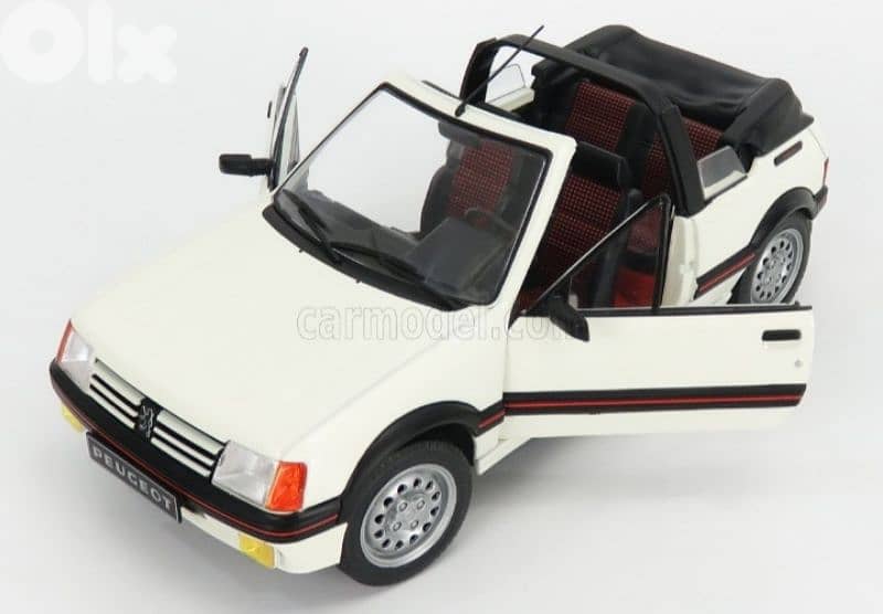 Peugeot 205 GTI 1.6 (1989) diecast car model 1;18 5
