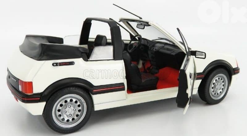 Peugeot 205 GTI 1.6 (1989) diecast car model 1;18 6