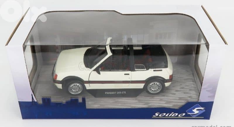 Peugeot 205 GTI 1.6 (1989) diecast car model 1;18 8