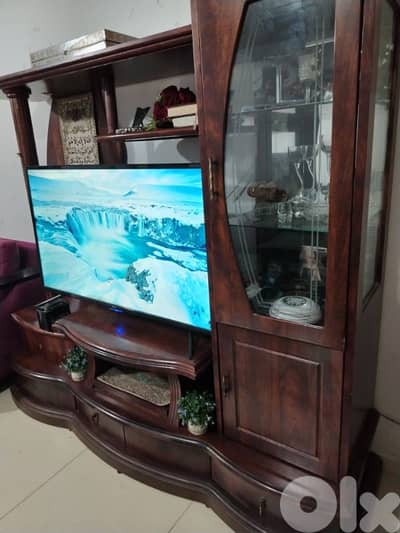 مكتبة تقيلة خشب زين