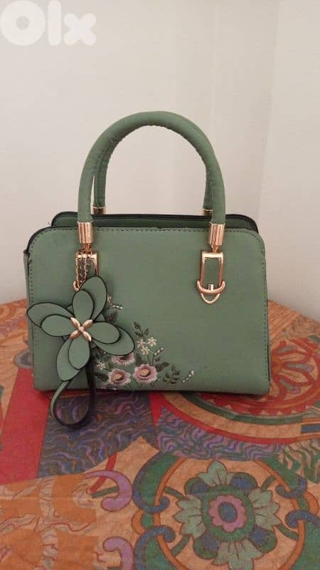 Bag, colour : green 0