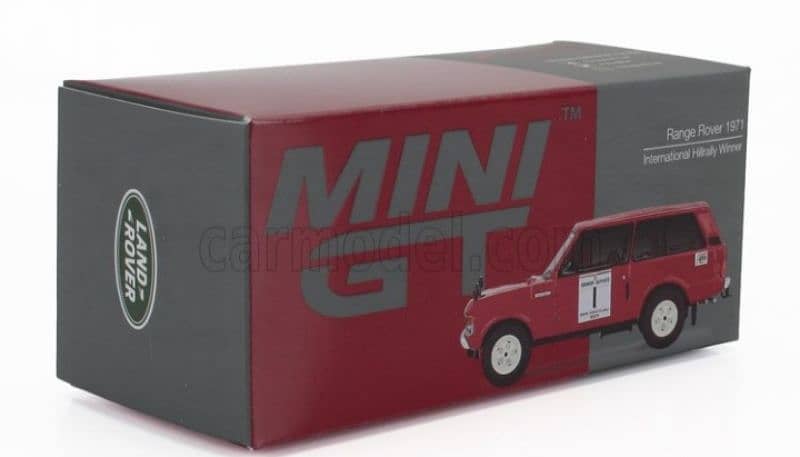 Range Rover (Rally International Hill 1971) diecast car model 1;64 3