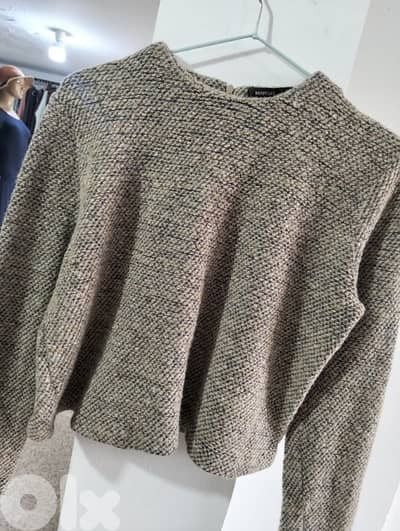 mango brown sweater
