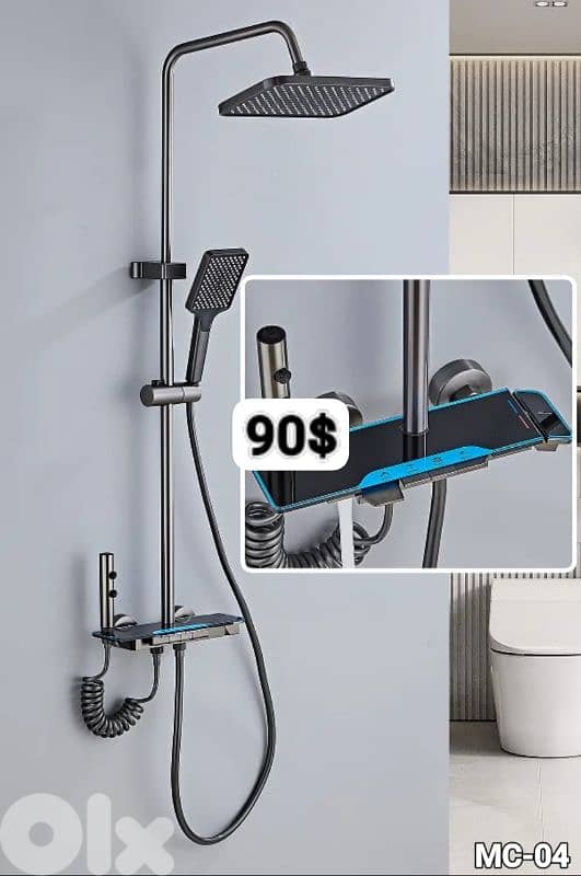 shower system،rain showers,bardosh. دوش كامل 5