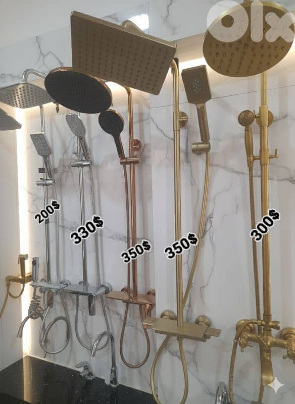 shower system،rain showers,bardosh. دوش كامل 9