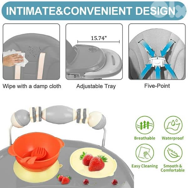 Offer High Chair عرض كرسي أكل 6