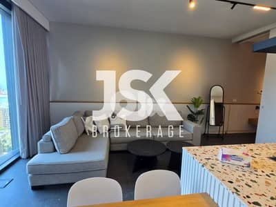 L19684 -Furnished One Bedroom Apartment With Seaview For Sale in Saifi