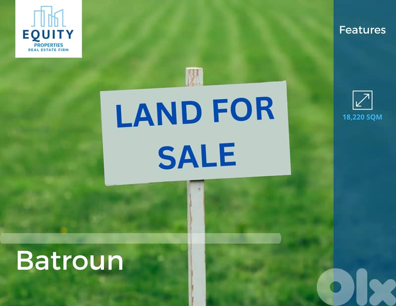 Land for Sale Former Stone Quarry in Batroun مقلع صخر #CT224398 0