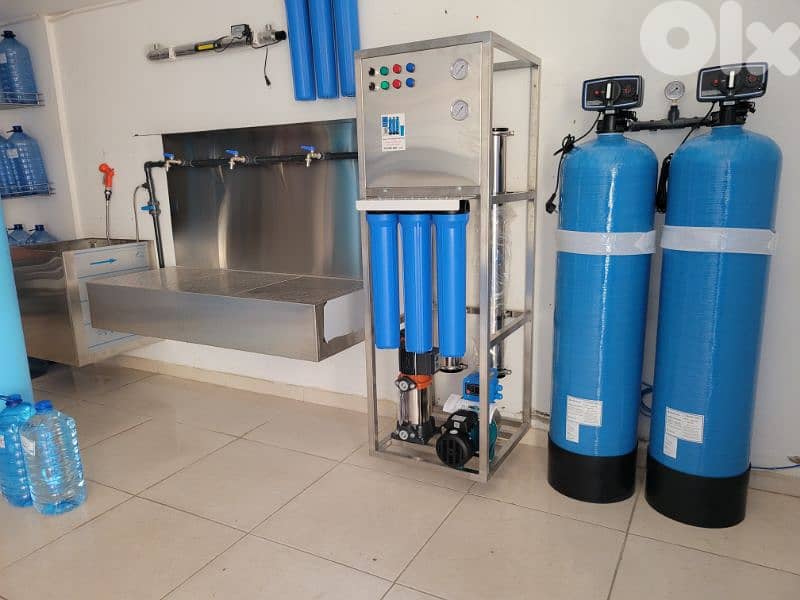 محطة تكرير و تعبئه لمياه الشرب 0