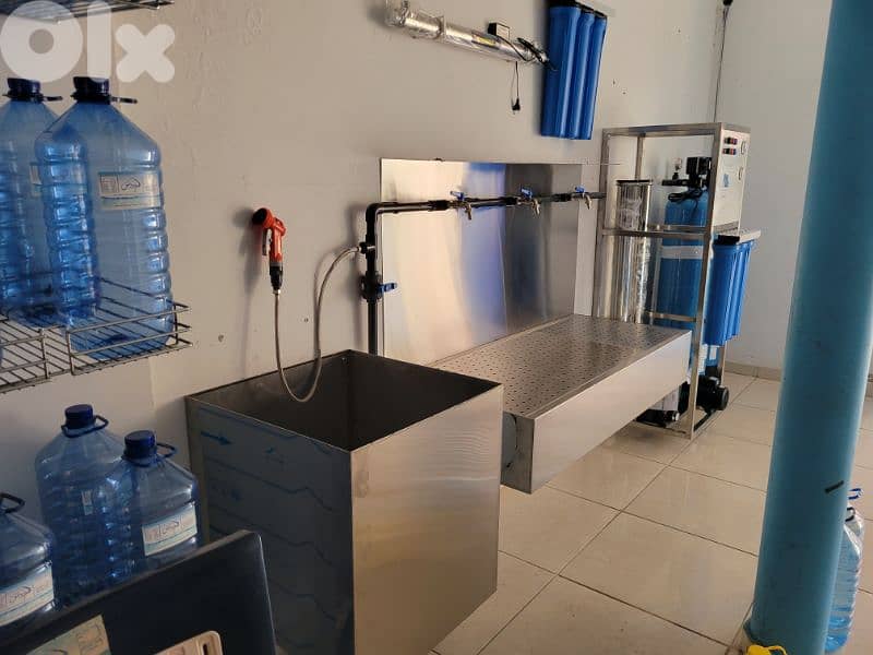 محطة تكرير و تعبئه لمياه الشرب 1