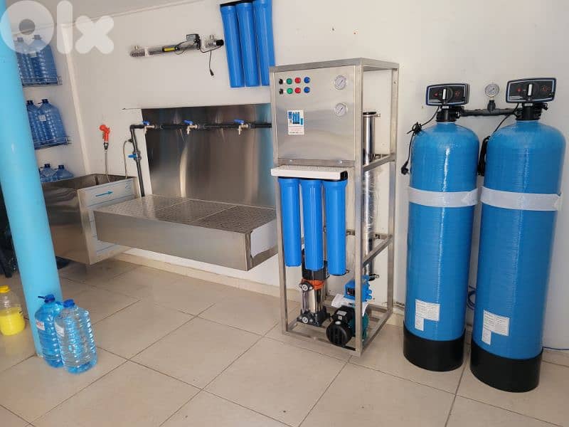 محطة تكرير و تعبئه لمياه الشرب 2