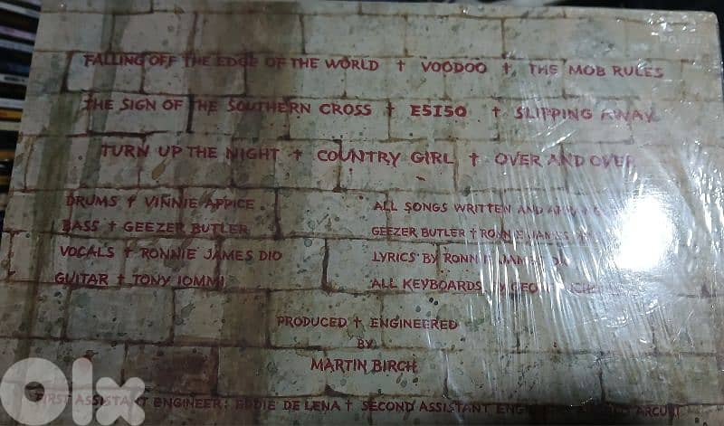 black Sabbath-mob rules , selead vinyl 1