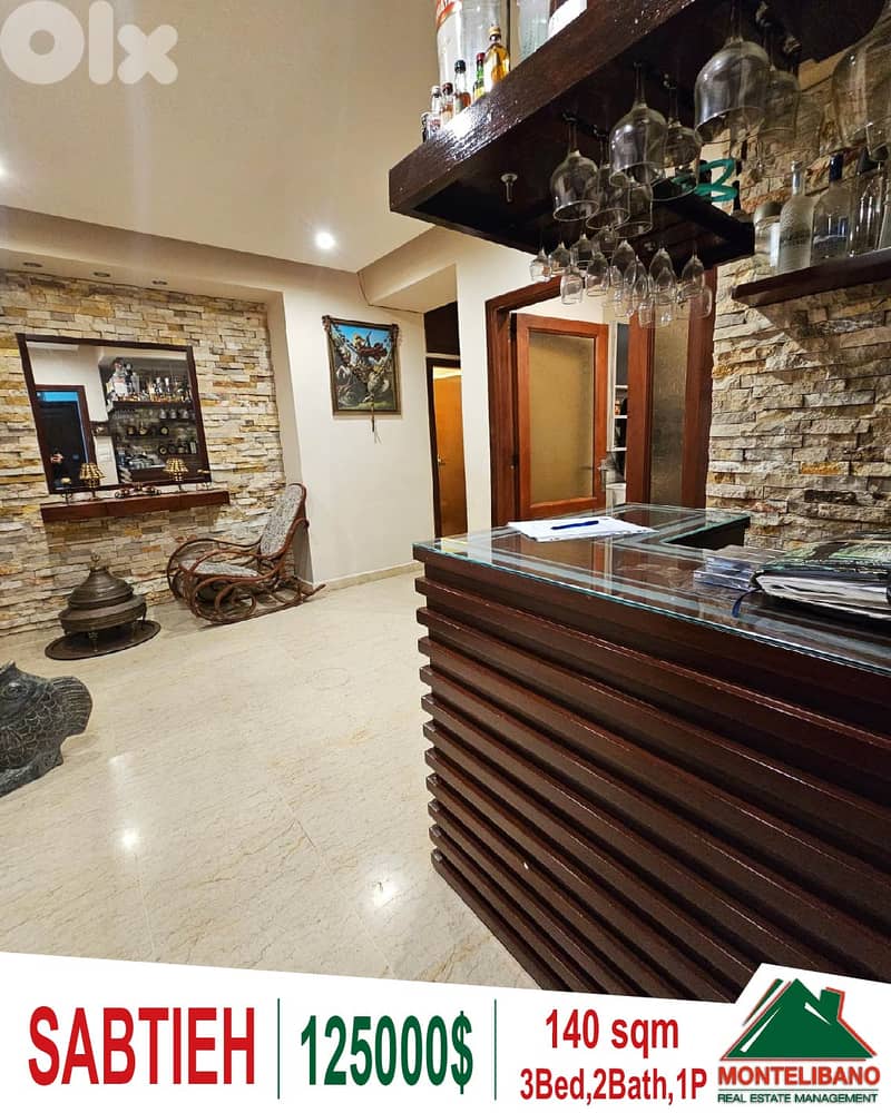 140 sqm Apartment For Sale in Sabtieh (سبتية) 0