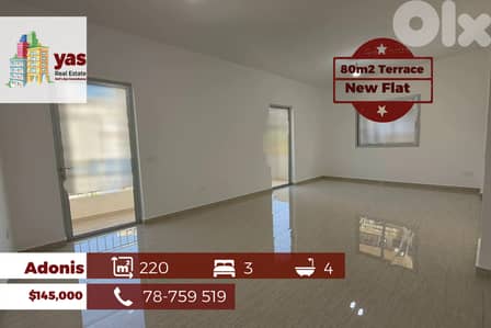 Adonis 220m2 | 80m2 Terrace | New Flat | Luxury | EL |