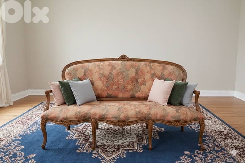 طقم صالون خشب –  Wooden salon Set 1